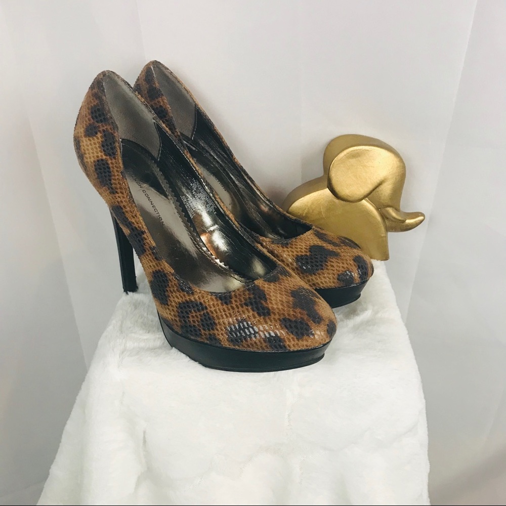 French Connection | Cheetah Stilletoes | 6.5